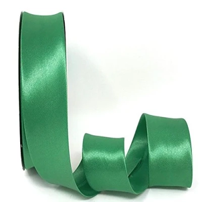 Image of Emerald Byetsa Satin Fold 30mm Bias Binding on a 25m Roll