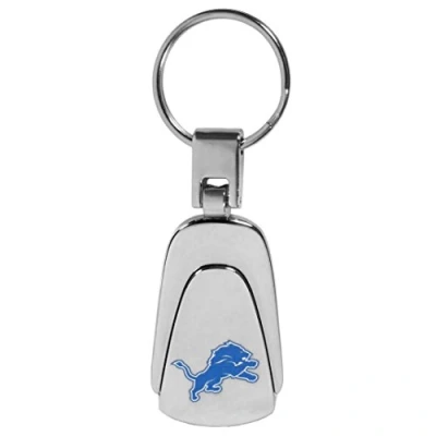 Image of Siskiyou NFL Detroit Lions Unisex Sportssteel Teardop Key Chain, Steel, One Size