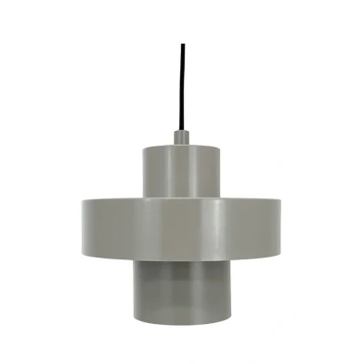 Image of Dyberg Larsen hanging light Stoke, grey, Ø 20 cm, metal
