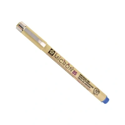 Image of Sakura 447645 Pigma Micron Pen 05, 0.45mm, Blue, Plastic