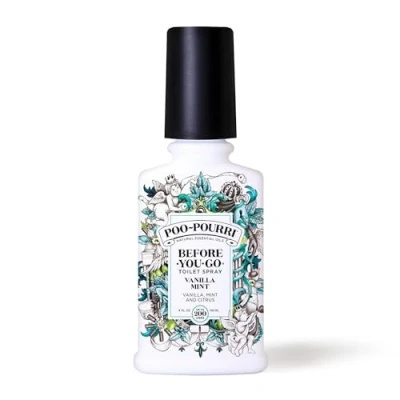 Image of Poo Pourri Before You Go Toilet Spray, Vanilla Mint, 4 Fl Oz Vanilla, Mint and Citrus