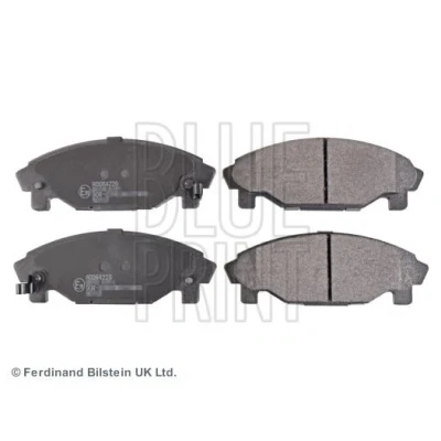 Image of 0449187724, 0449187728 Brake pad set BLUE PRINT ADD64220 Front Axle with acoustic wear warning DAIHATSU: CUORE 4