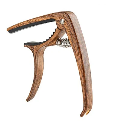 Image of Guitar Capo, Premium Zinc Alloy Capo for Acoustic, Electric and Classical Guitars, Ukulele, Banjo, Bass, Mandolin