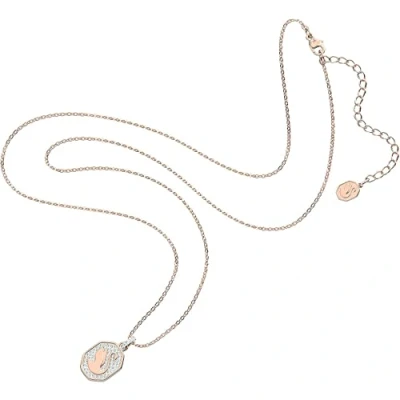 Image of Swarovski Swan Necklace, Pavé Crystals in a Rose Gold Tone Plated Setting, from the Signum Collection
