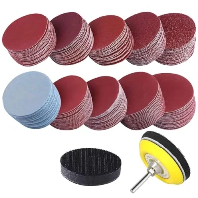 Image of 3 Inch 200 Pcs Sanding Discs Pad Kit for Drill Grinder Rotary Tools, Hook and Loop Sandpaper with 1/4 Backer Plate Shank Soft Foam Buffering (80 3000 Grit)