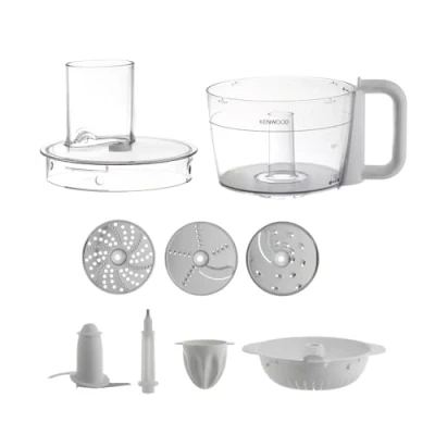 Image of Masterpart Food Processor Attachments Bundle Compatible With Kenwood Prospero Processors AT264 KM241 KM289