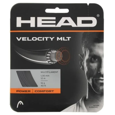 Image of HEAD Unisex&#039;s Velocity MLT Set Racquet String Multi Colour/Black, Size 16