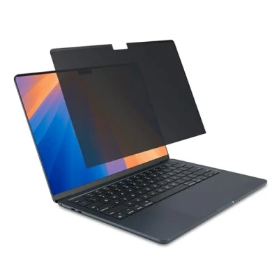 Image of Kensington MagPro Elite Privacy Screen Protector for MacBook Air 13.6&quot; M2 2022, Magnetic Anti Glare Filter Apple Mac Laptops, Reversible Removable Ultra Thin Blue Light Film (K58374WW)