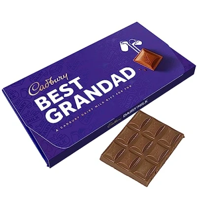 Image of Cadbury Best Grandad Dairy Milk Chocolate Bar With Gift Envelope