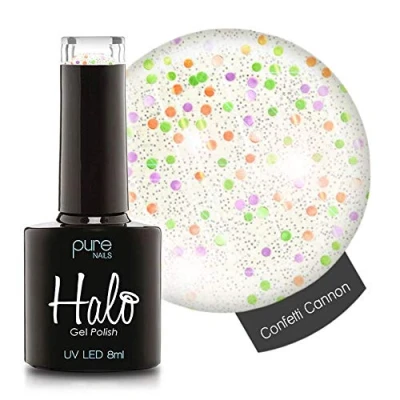 Image of Pure Nails LED/UV Halo Gel Polish Collection Confetti Cannon 8ml (N2874)