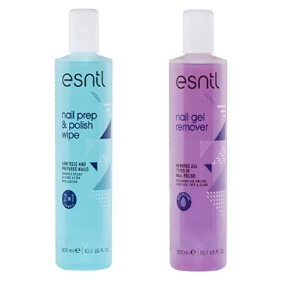 Image of Nail Prep/Polish Wipe + Gel Polish Remover Duo Kit (300ml)