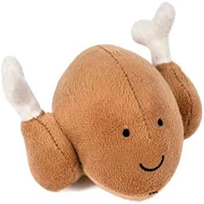 Image of Petface Foodie Faces Roast Chicken Plush Dog Toy