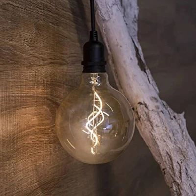 Image of Trueshopping Battery Operated Large Hanging Edison Blub Light with Warm White LED Suitable for Indoor &amp; Outdoor Use and Includes Timer Setting