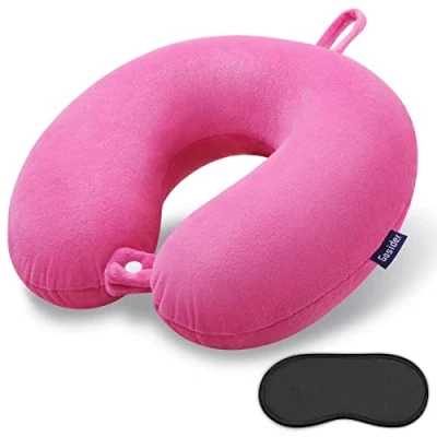 Image of Gosider Travel Pillow Memory Foam Comfortable Neck U Shape Support and Head to Relieve Fatigue, Portable Suitable for Planes, Trains, Self Driving Cars