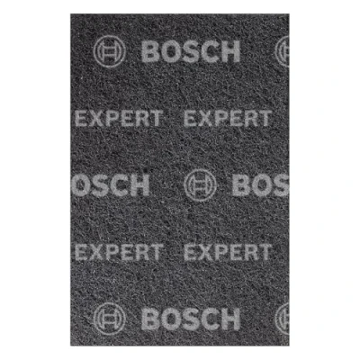 Image of Bosch Professional 2x Expert N880 Fleece Pads (for Steel sheets, 115 x 140 mm, Grade Medium S, Accessories Hand Sanding)