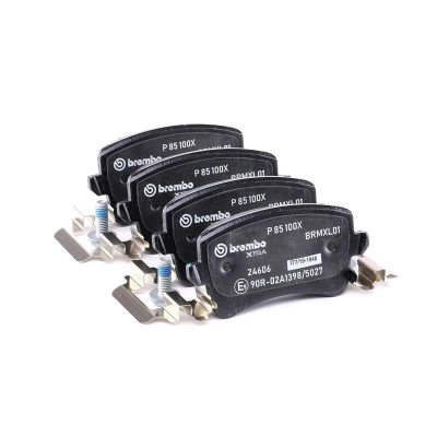 Image of 8KD698451, 8KD698451A, 8KD698451B, L8KD698451, L8KD698451A Brake pad set BREMBO P 85 100X AUDI: A5 B8 Sportback, Q5, A4 Avant