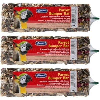 Image of Parrot Bumper Treat Bars 175g (Pack of 3) Parrot/Parakeet/Wild Bird/Squirrel