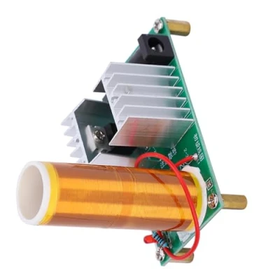Image of Tesla Coil Module, 15W DC 1524V 2A DIY Mini Plasma Speaker Electronic Kit Module Soldering Project Unassembled