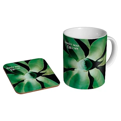 Image of glades Depeche Mode Exciter Ceramic Coffee Mug + Coaster Gift Set