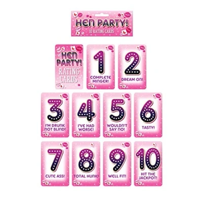 Image of Henbrandt Hen Party: Male Rating Cards