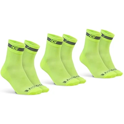 Image of GripGrab Classic Regular Cut Single &amp; Multipack Summer Cycling Socks Road Bicycle Mountain Gravel Bike Indoor Spinning
