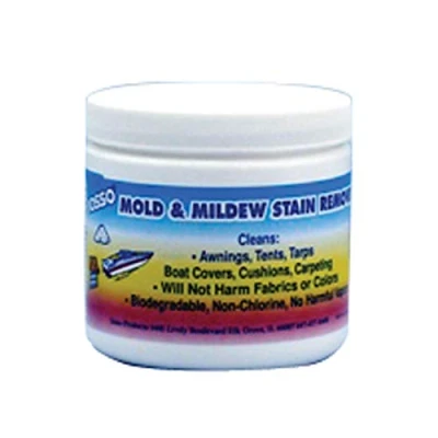 Image of IOSSO MOULD &amp; MILDEW STAIN REMOVER CONCENTRATED POWDER MOLD CANOPY CANVAS CLEANER TENT AWNING (12oz)