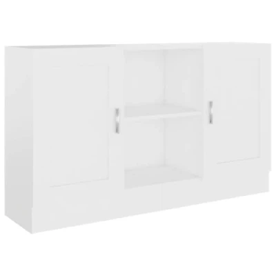 Image of vidaXL Sideboard white 120x30.5x70cm constructed wood