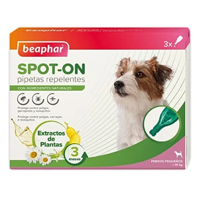 Image of Beaphar Small Dog Pipettes Repulsive Antiparasitic 3 X 1Ml