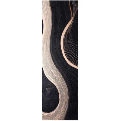 Image of vidaXL Kitchen Mat Other Wave 45 x 150 cm Velvet