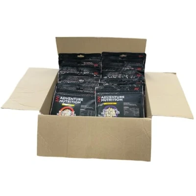 Image of Adventure Nutrition Pack N Go Freeze Dried Lightweight Food, 600 Kcal, for Adventurers, Hikers, Campers, Emergency Services, Mountaineers (6, Chicken Tikka Masala and Rice)