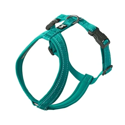 Image of Hurtta Casual ECO Dog Y Harness, Peacock, 14 18 in