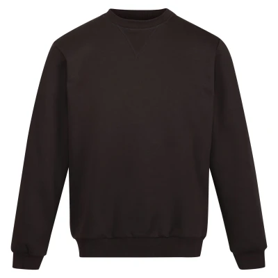 Image of Regatta Mens Pro Crew Neck Sweatshirt (Black) Size 3XL