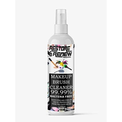 Image of PROFESSIONAL MAKEUP BRUSH QUICK DRY CLEANER/STERILIZING LIQUID SPRAY INSTANT MAKE UP CLEANER 100ml