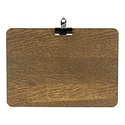 Image of Chalkboards UK WC982A Clipboard, Wood, Dark Oak, 325 x 460 mm