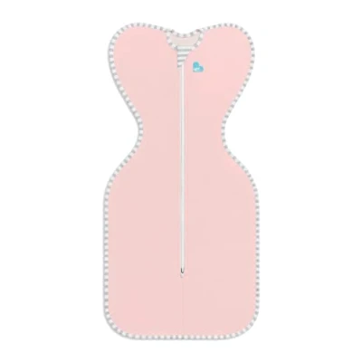 Image of Love To Dream Swaddle UP, Baby Sleeping Bag, Fabric for Moderate Temp (20 24C), Arms Up Position, Essentials Newborn, Hip Healthy, Twin Zipper Easy Nappy changes, 2.2 3.8kg, Pink