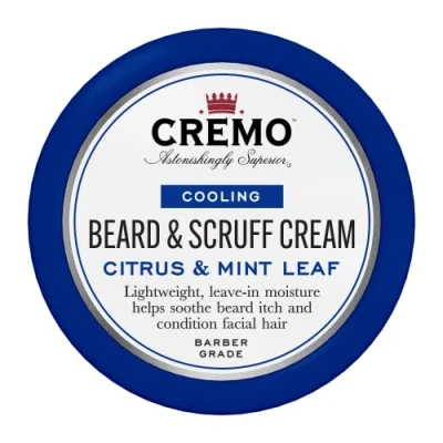 Image of CREMO Cooling Beard &amp; Scruff Cream For Men Lightweight Refreshing 113g