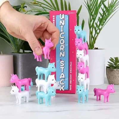 Image of Gift Republic Unicorn Stack Game, Multicolour, One Size, GR670046