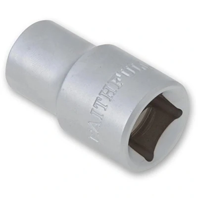 Image of Faithfull SOC1224 24mm Hexagon Socket Chrome Vanadium 1/2 inch Drive
