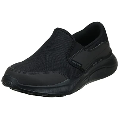 Image of Skechers Men&#039;s 232515 BBK Sneaker, Black Mesh/Duraleather/Trim, 8 UK