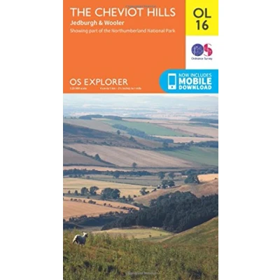 Image of Explorer OL16 The Cheviot Hills Map