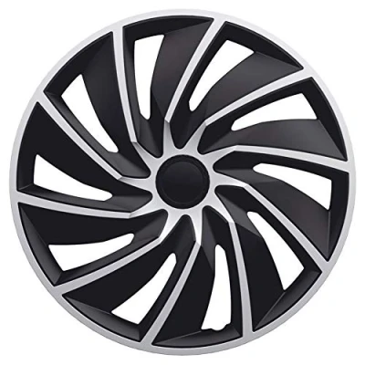 Image of AUTO STYLE Set wheel covers Turbo 16 inch silver/black