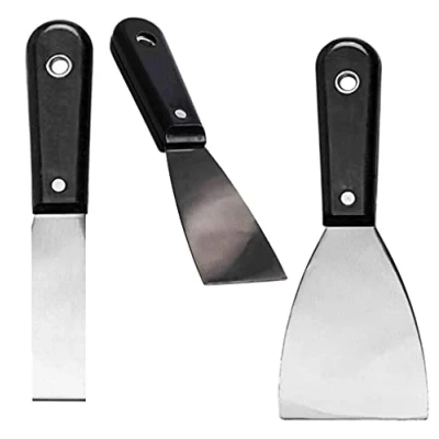 Image of 3Pc Filling Scrappers Home Decorating Wallpaper Paint Scraper Flat Set Top Tools