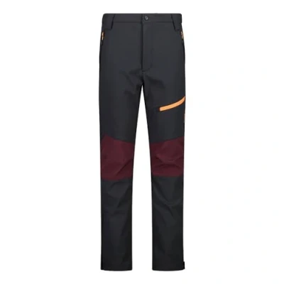Image of CMP Men&#039;s Softshell Trousers, Anthracite Burgundy, 56, Burgundy