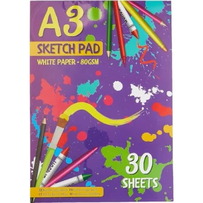 Image of Artbox A3 Sketch Pad Assorted (Sheet of 30)