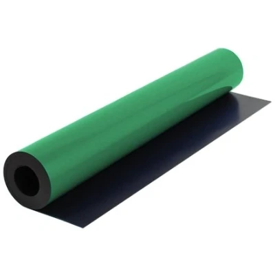 Image of MagFlex® Flexible Matt Green Magnetic Sheet for Creating Pictures, Artwork, Signs or Displays 620mm Wide 5m Length