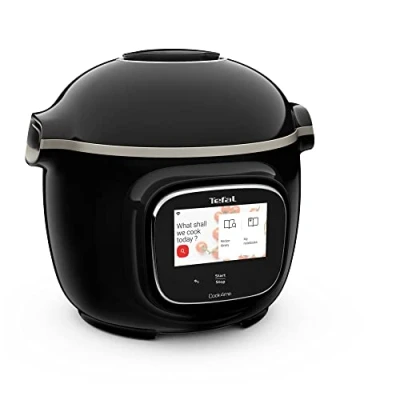 Image of Tefal Cook4me Touch CY912840 Connected Digital Multi Pressure Cooker 6L/Black &amp; Stainless Steel