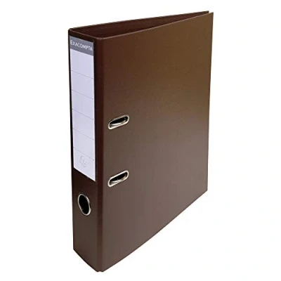 Image of Exacompta Ref. 53746E Box of 10 A4 Prem&#039;Touch lever arch files Spine 70 mm Mechanical 75 External dimensions: 32 x 29 7 cm Format to file Colour: Brown