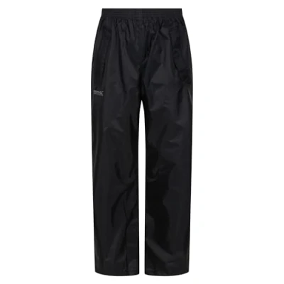 Image of Regatta Professional Kids&#039; Stormbreak Waterproof Overtrousers Black