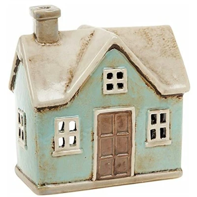 Image of Village Pottery Cornish Lantern Blue House