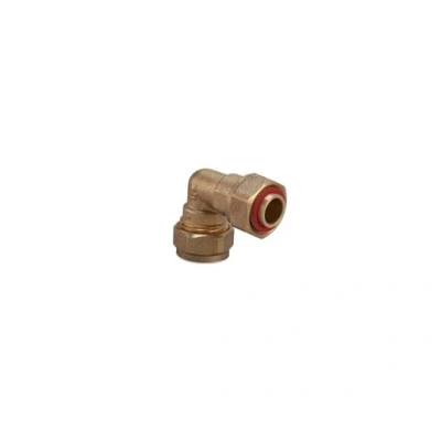 Image of Plumbright Compression Swivel Bent Tap Connector 15mm x 1/2&quot; P803SF.1